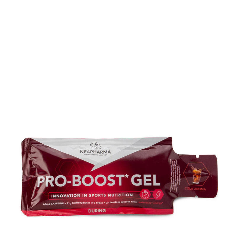 Energy Gel - Cola Smaak - 33gr Koolhydraten - met Cafeïne - Per 10