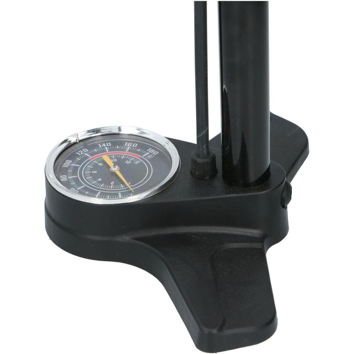 Pompka podłogowa rowerowa Xqmax Pro 160Psi (11Bar) z manometrem 4/7