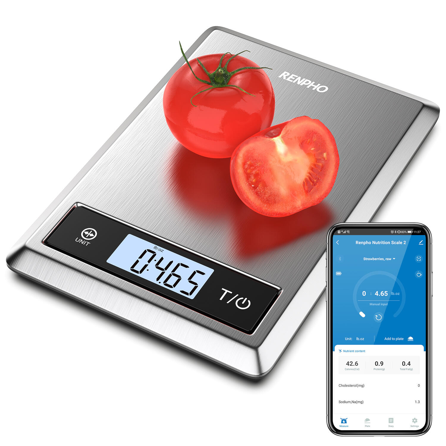Renpho Smart Nutrition Scales 4/5