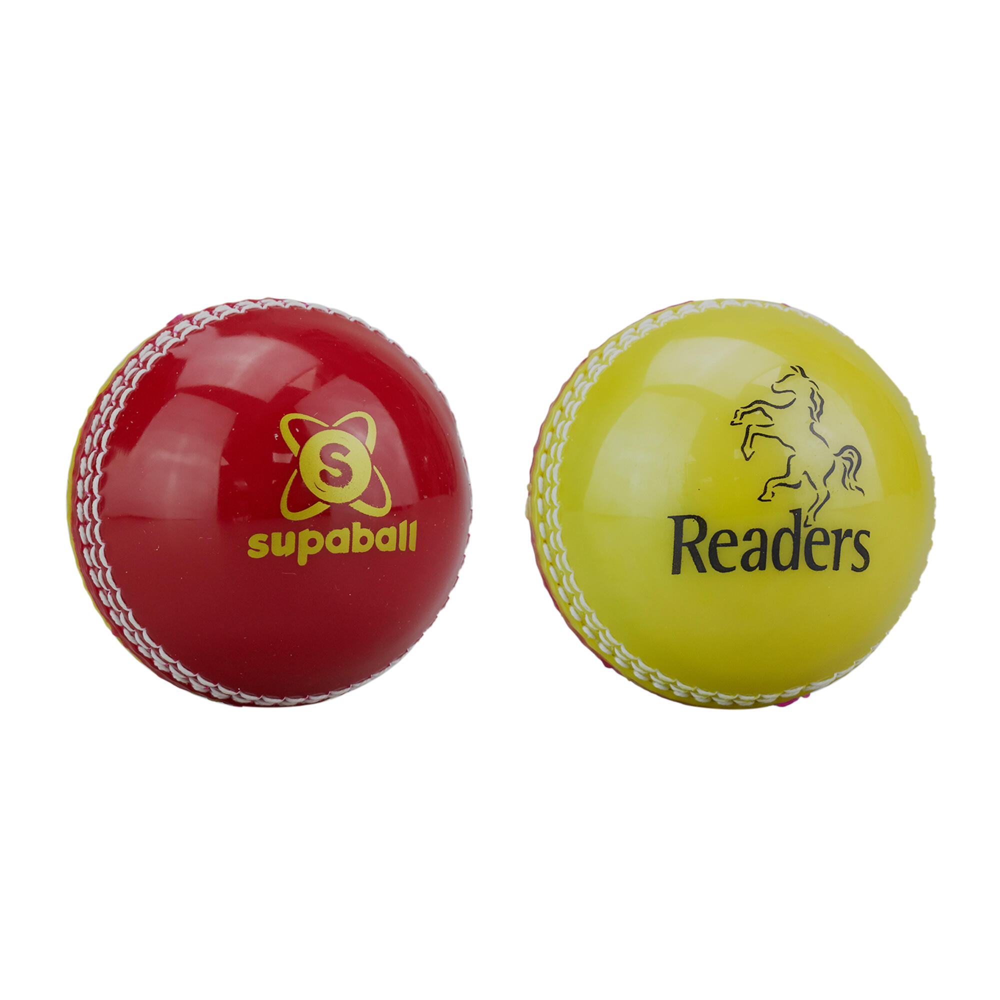 Supaball Cricket Ball (Red/Yellow) 3/3