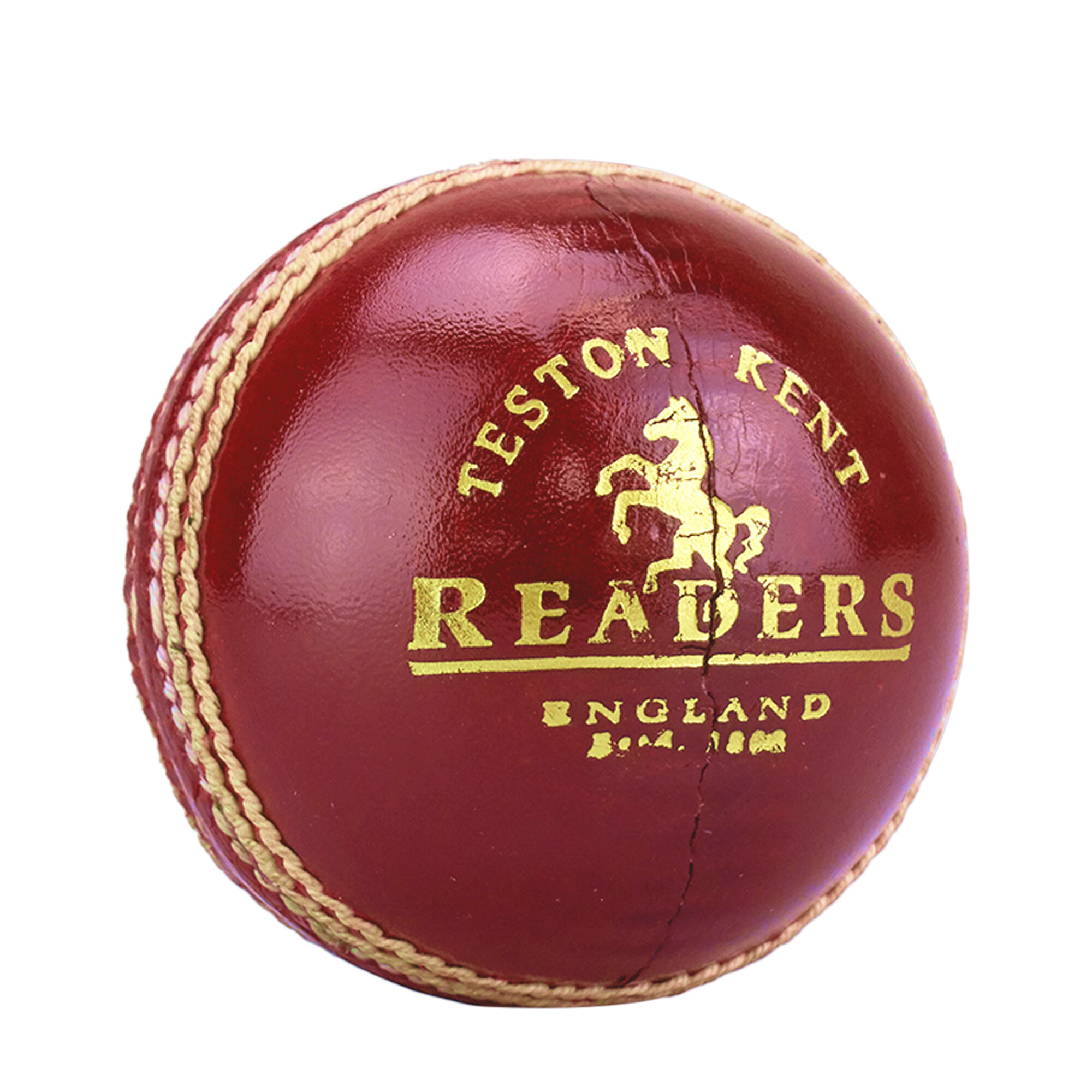 County Match A Leather Cricket Ball (Red) 3/3