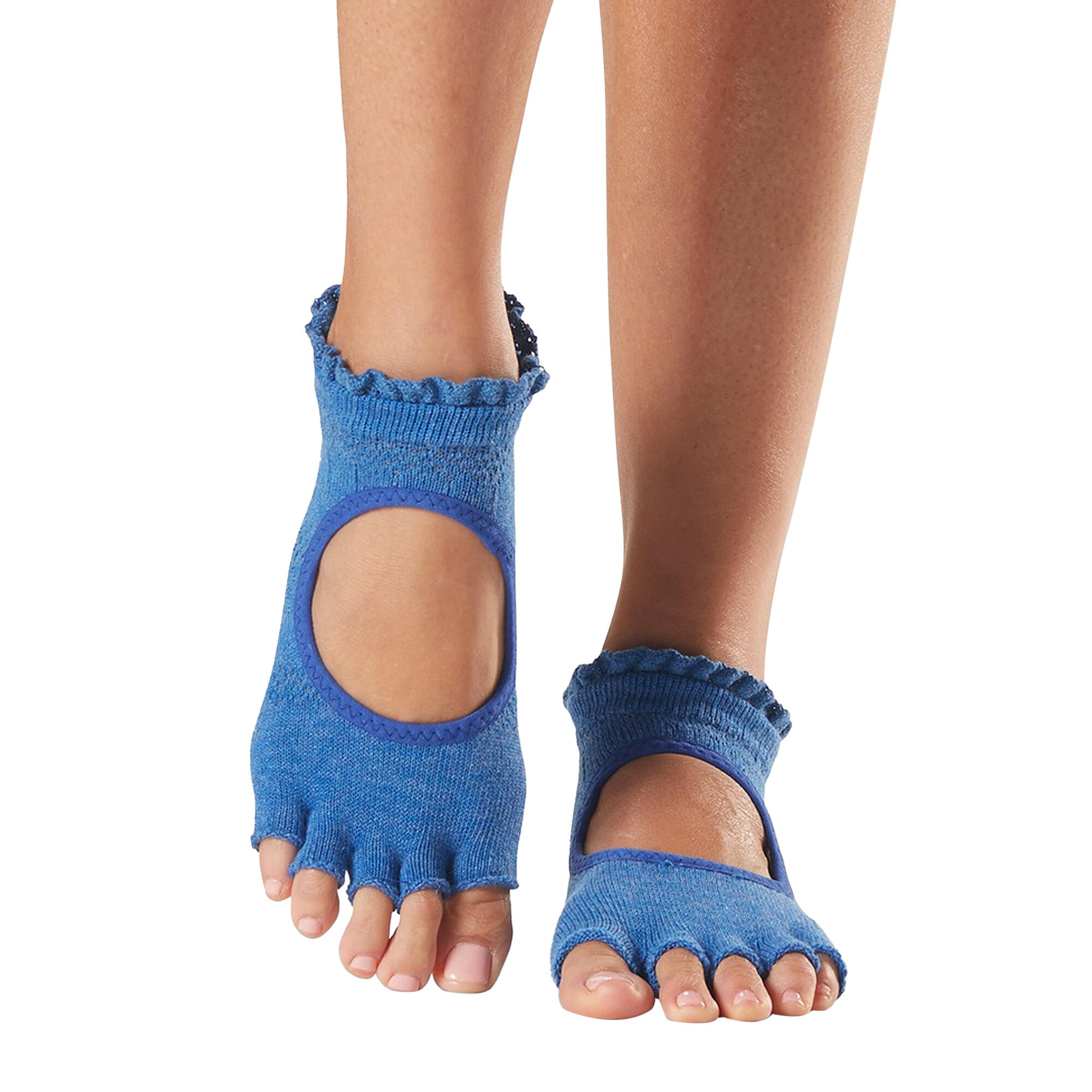 Womens/Ladies Bella Melody Half Toe Socks (Azure) 3/3