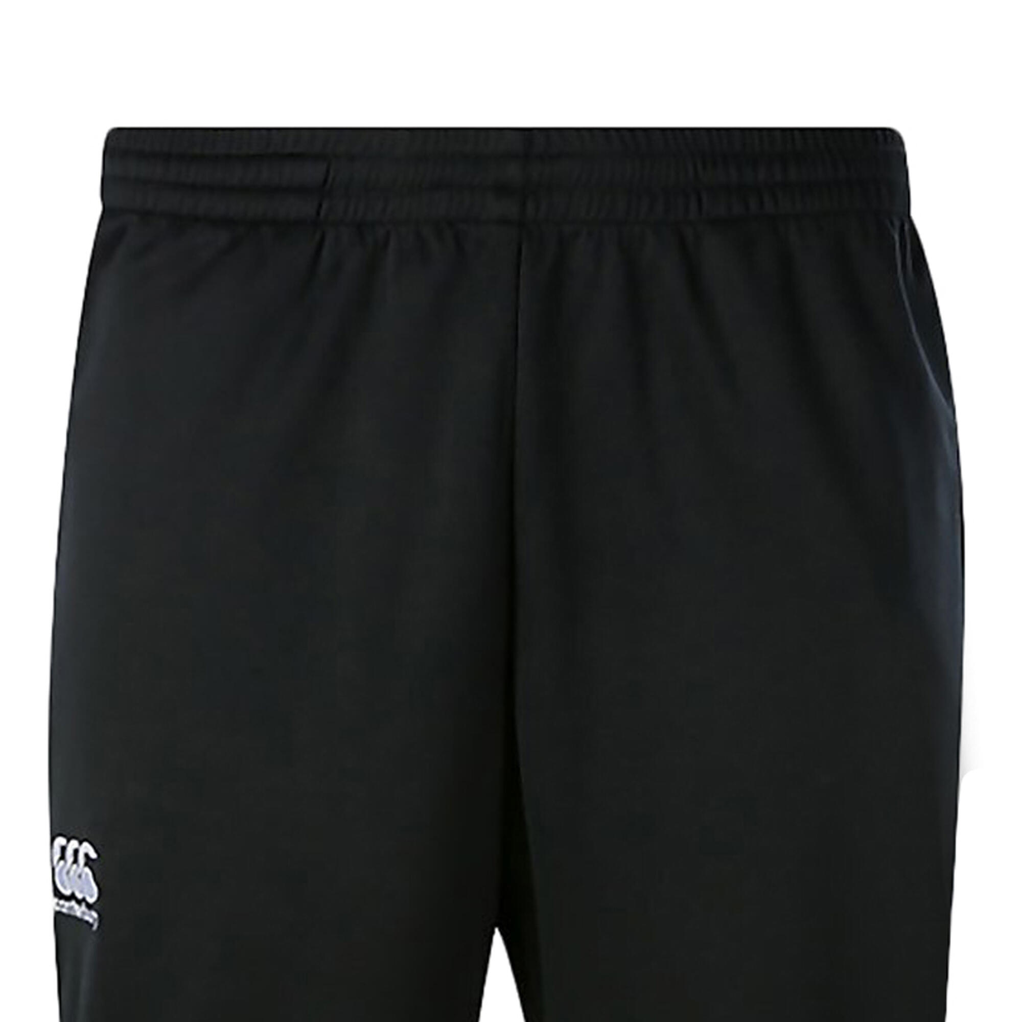 Childrens/Kids Tapered Jogging Bottoms (Black) 3/3