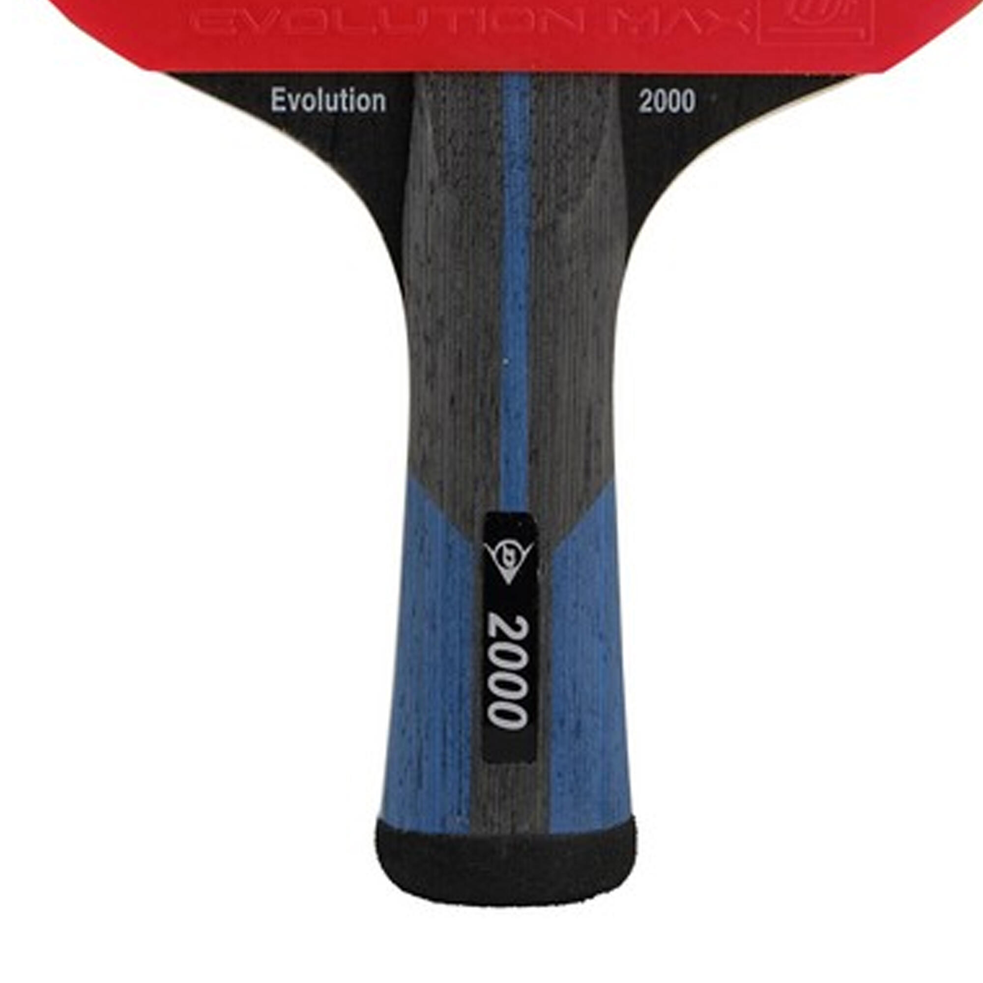 Tischtennisschläger "Evolution 2000" Damen und Herren Rot/Schwarz/Blau 3/3