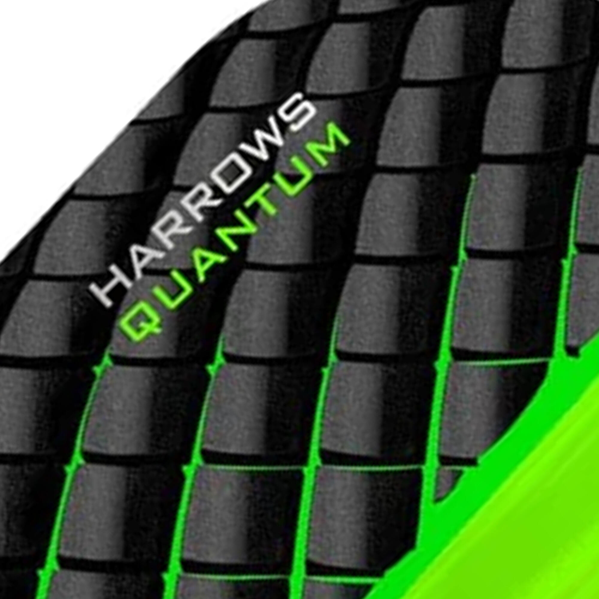 100 Micron Quantum Dart Flights Set (Pack of 3) (Charcoal Grey/Green) 3/3