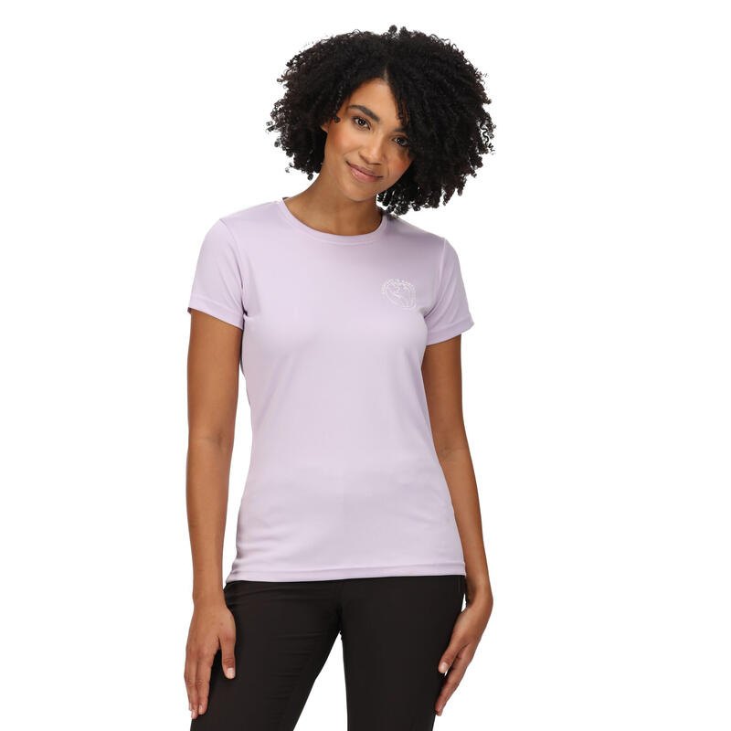 Camiseta Fingal VI Impreso para Mujer Lila Pastel