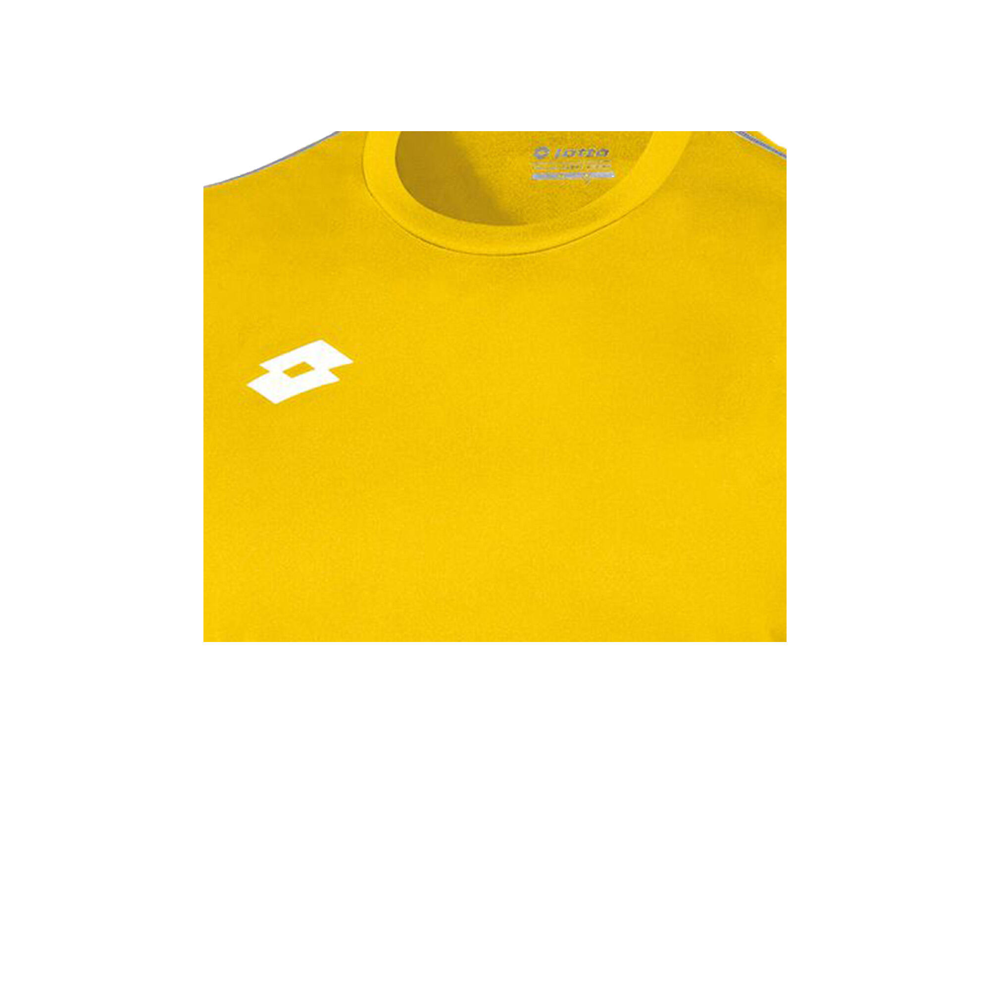Junior Unisex Delta Jersey Short Sleeve Shirt (Yellow/White) 3/3