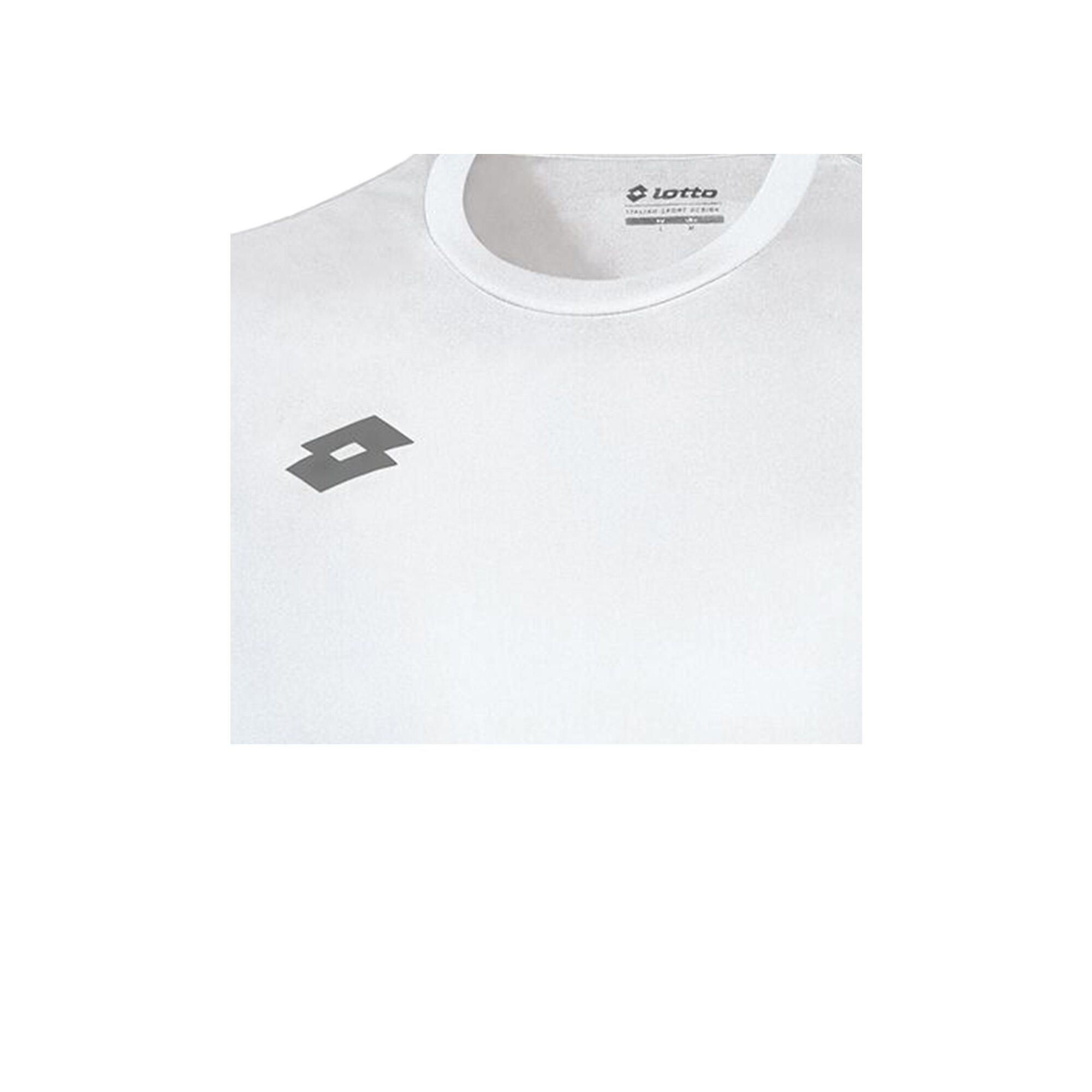 Junior Unisex Delta Jersey Short Sleeve Shirt (White/Pewter) 3/3