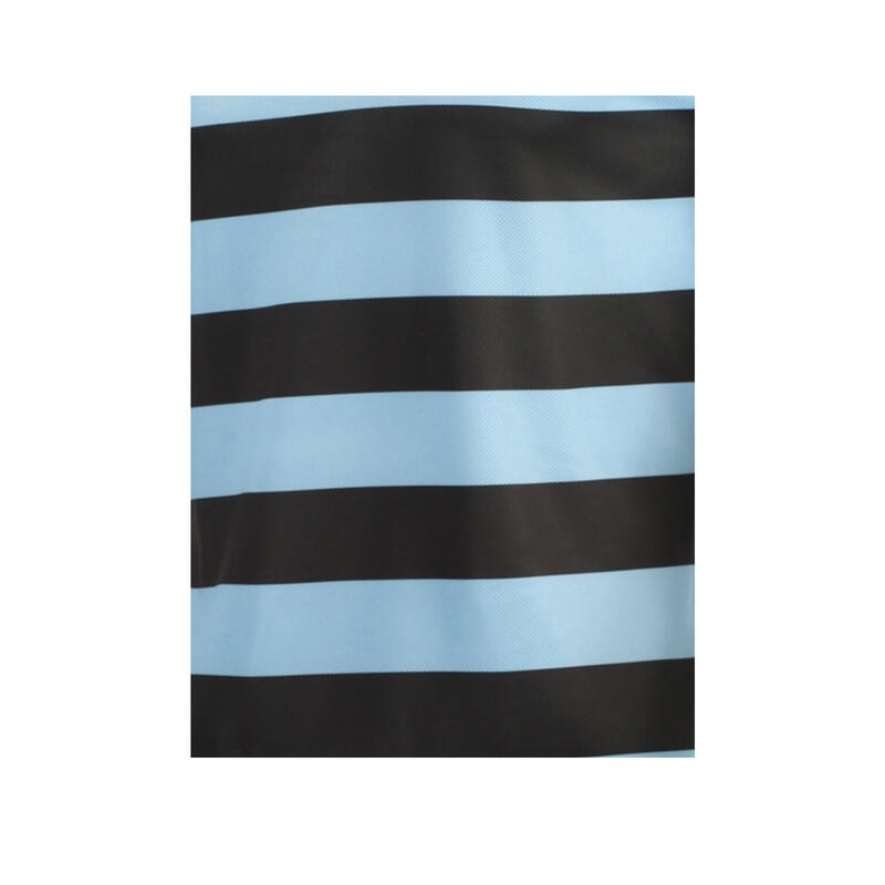 Tshirt de rugby Garçon (Noir/ Bleu ciel)