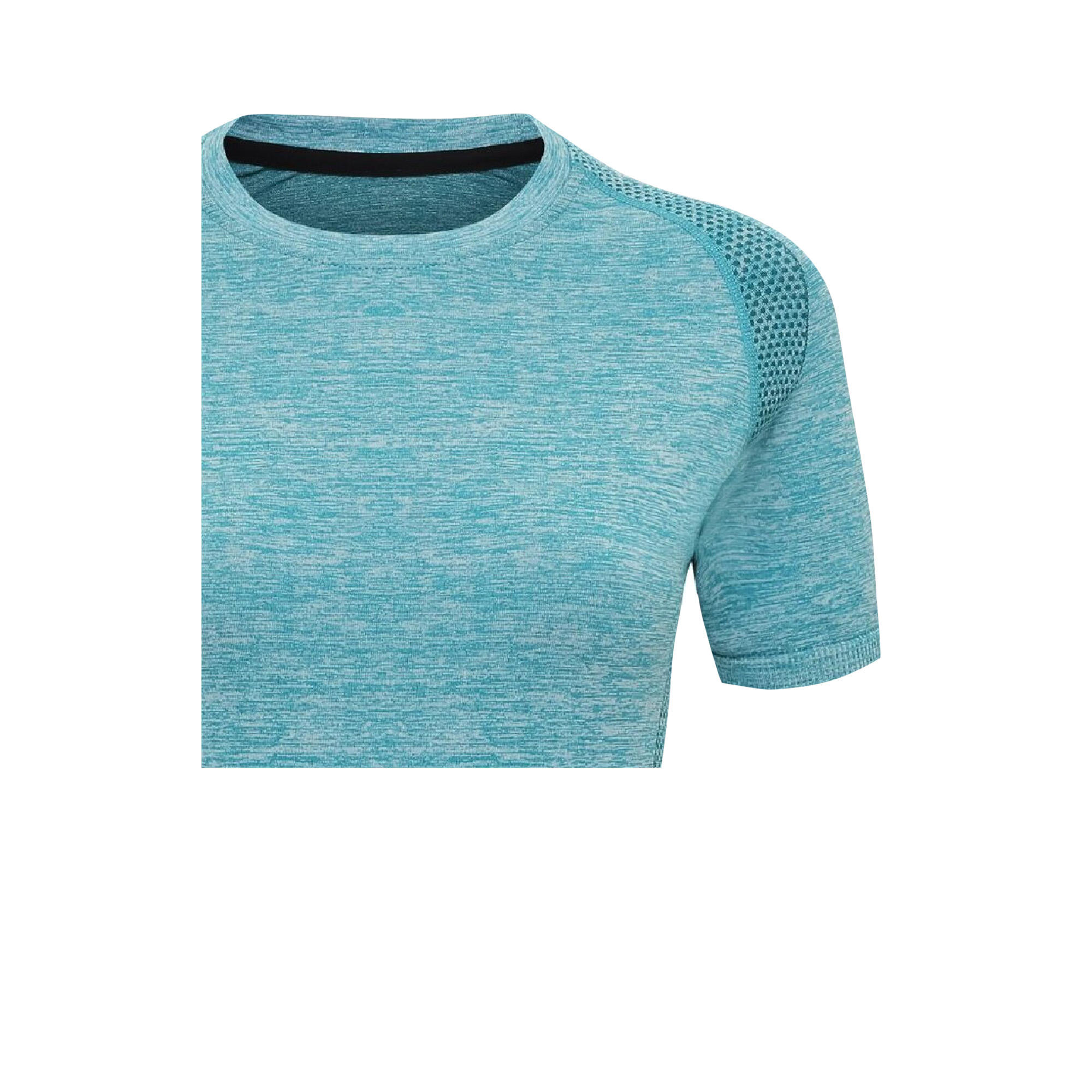 Seamless 3D Fit Multi Sport Performance Kurzarm Top Damen Türkis 3/3