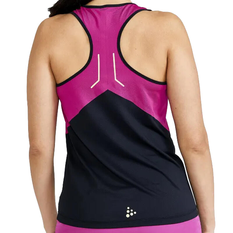 Débardeur PRO HYPERVENT Femme (Noir / Fuchsia)