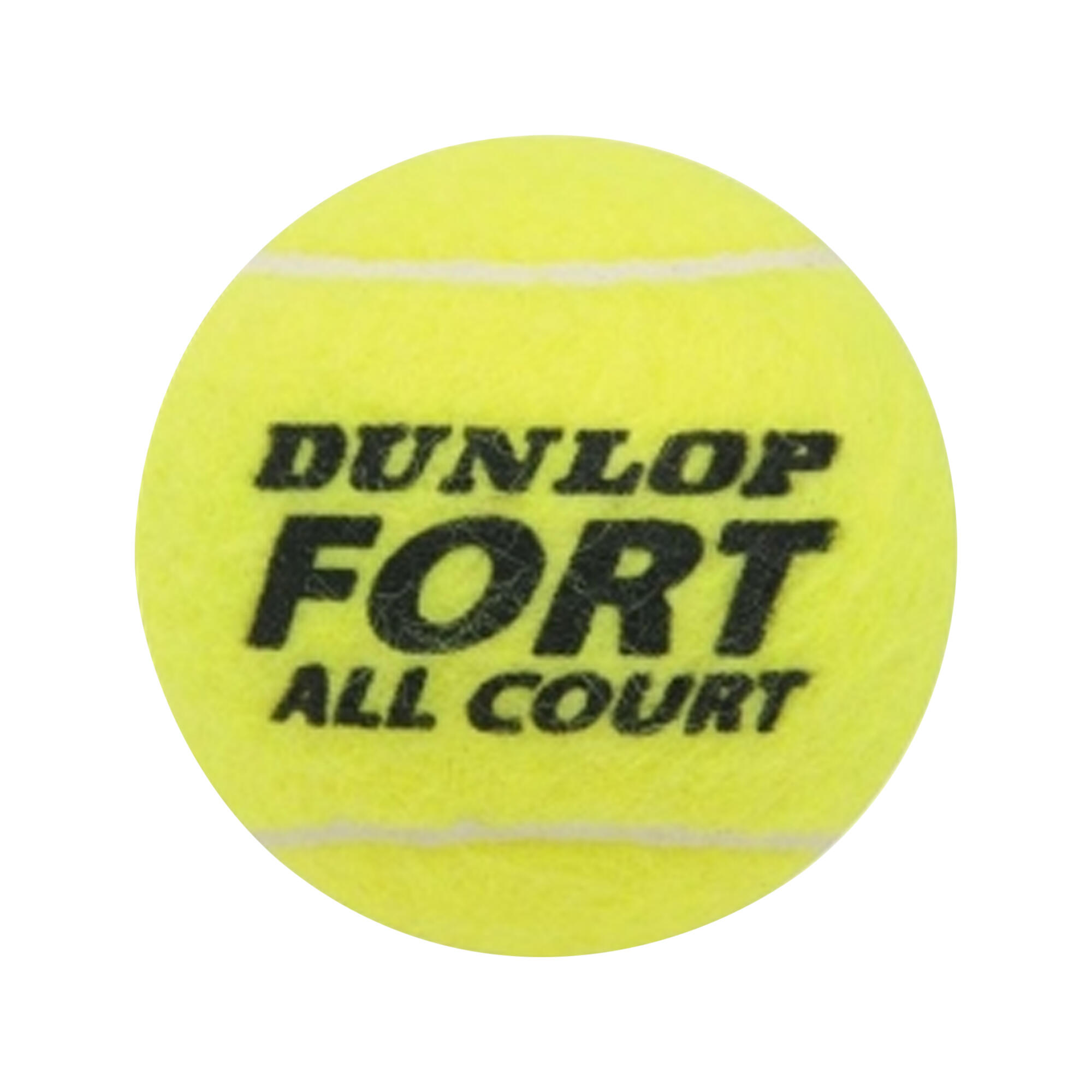 Fort All Court Tennis Balls (Pack Of 3) (Yellow) 2/3
