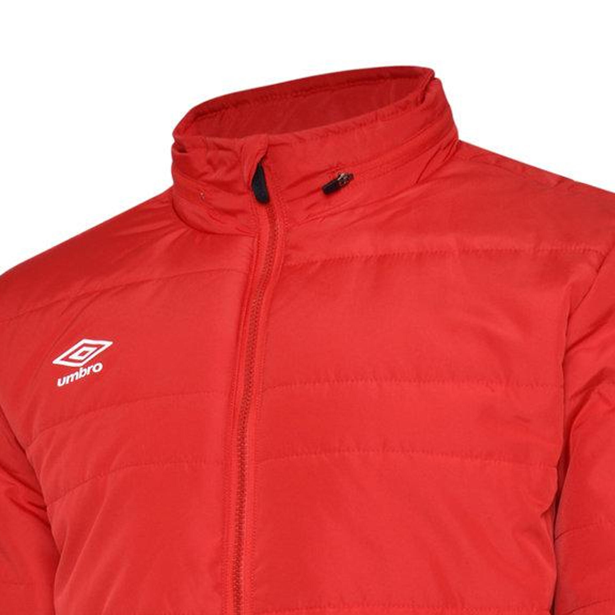 Mens Club Essential Bench Jacket (Vermillion) 4/4