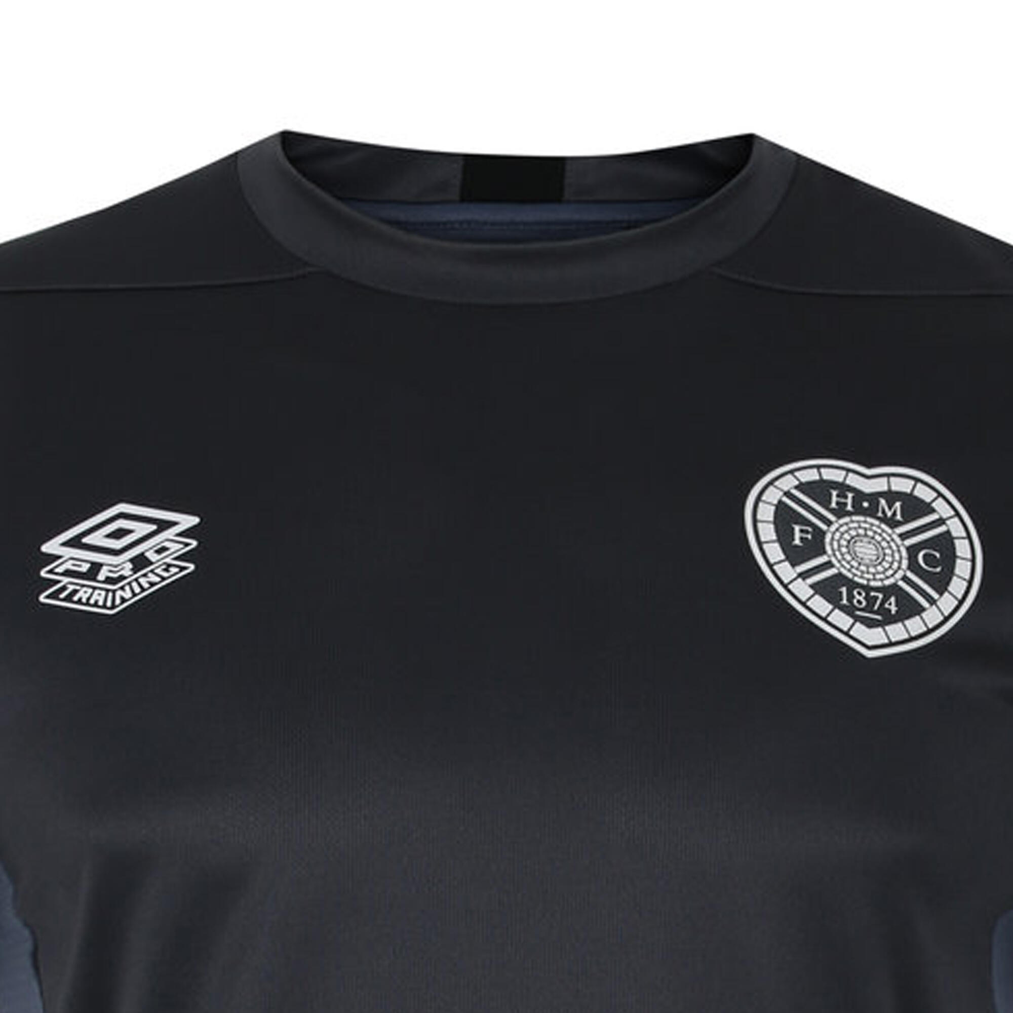 Mens 23/24 Heart Of Midlothian FC Training Jersey (Carbon/Grisaille/Black) 3/3