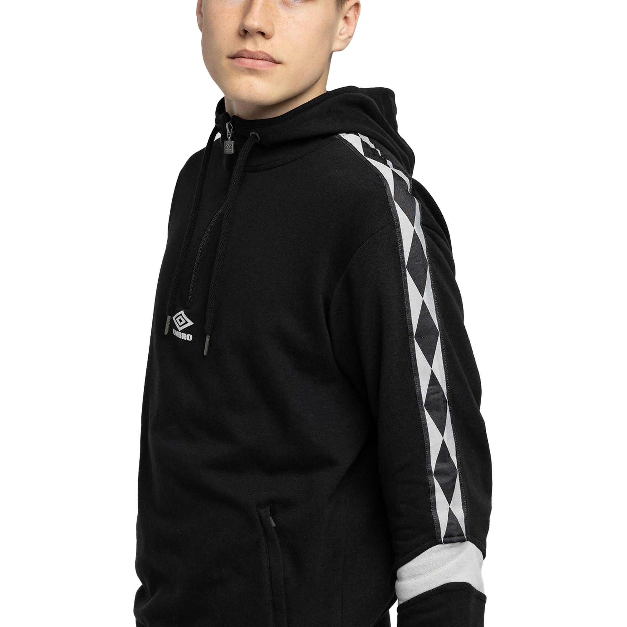 Sweat À Capuche DIAMOND Homme (Noir / Roche Lunaire) 4/4