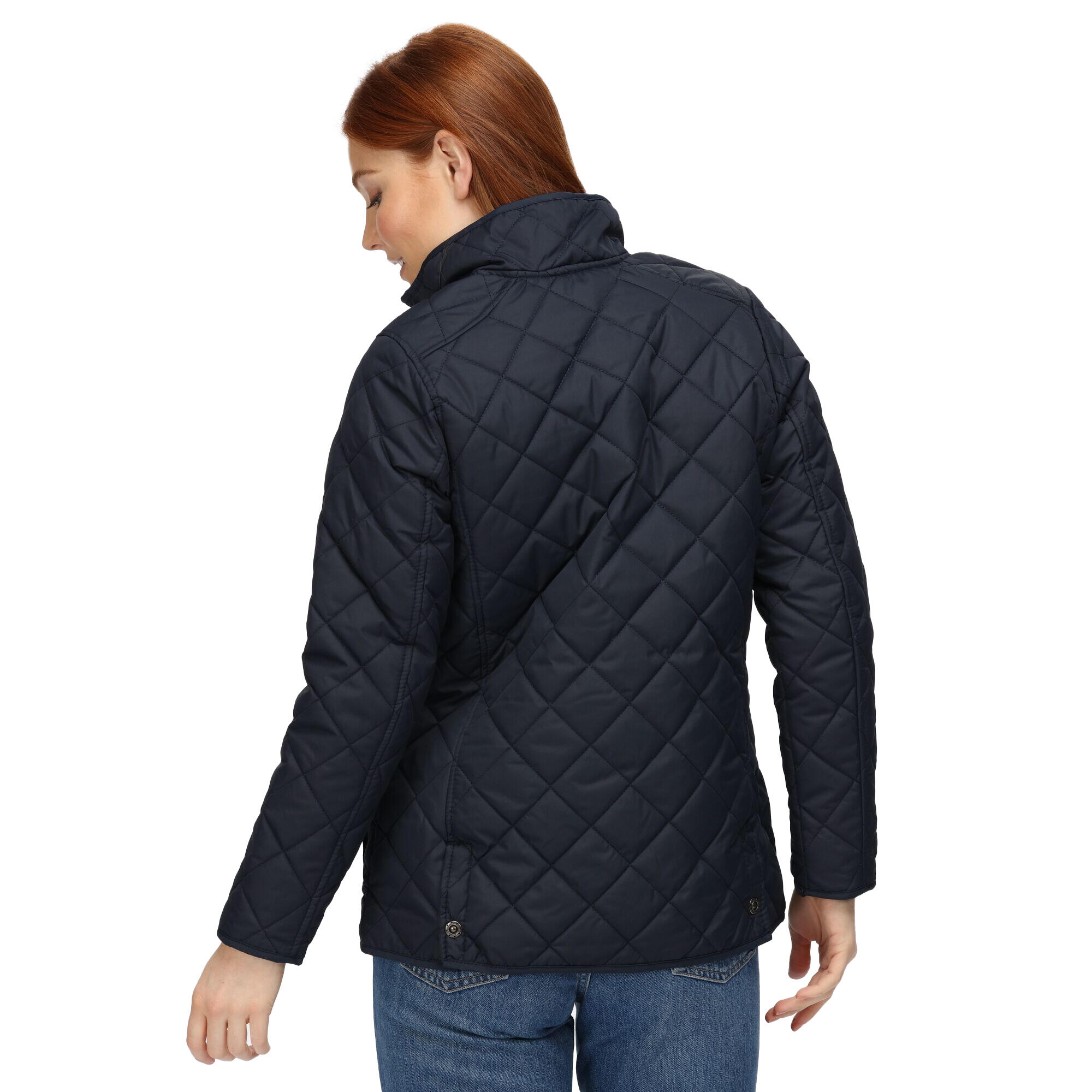 Womens/Ladies Tarah Jacket (Navy) 4/5