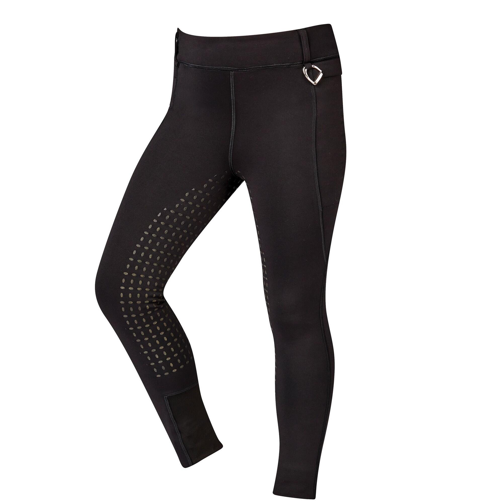 DUBLIN Womens/Ladies Warm It Thermodynamic Horse Riding Tights (Black)