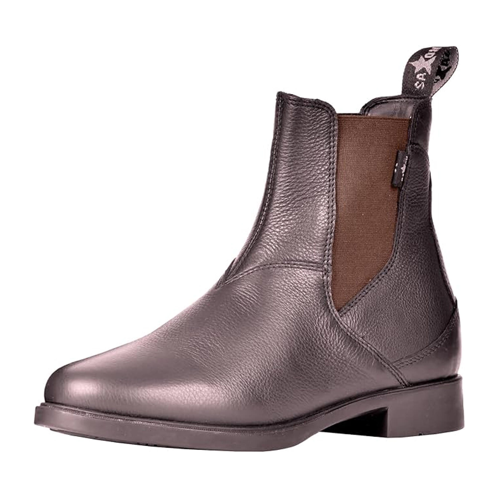 Childrens/Kids Allyn Leather Jodhpur Boots (Brown) 1/3