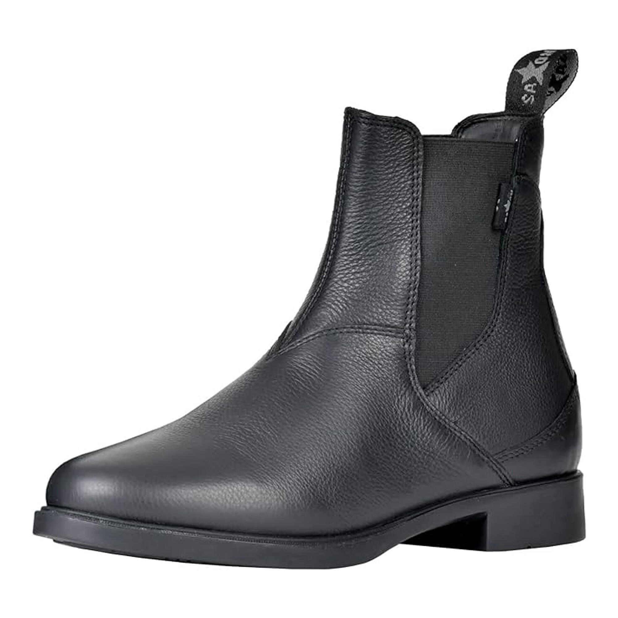 Childrens/Kids Allyn Leather Jodhpur Boots (Black) 1/3