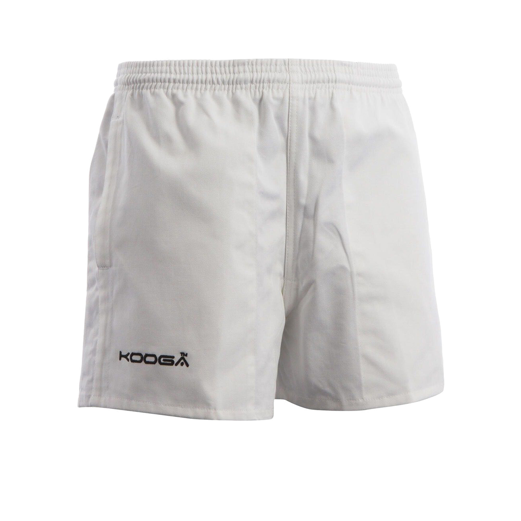 KOOGA Childrens/Boys Murrayfield Rugby Shorts (White)