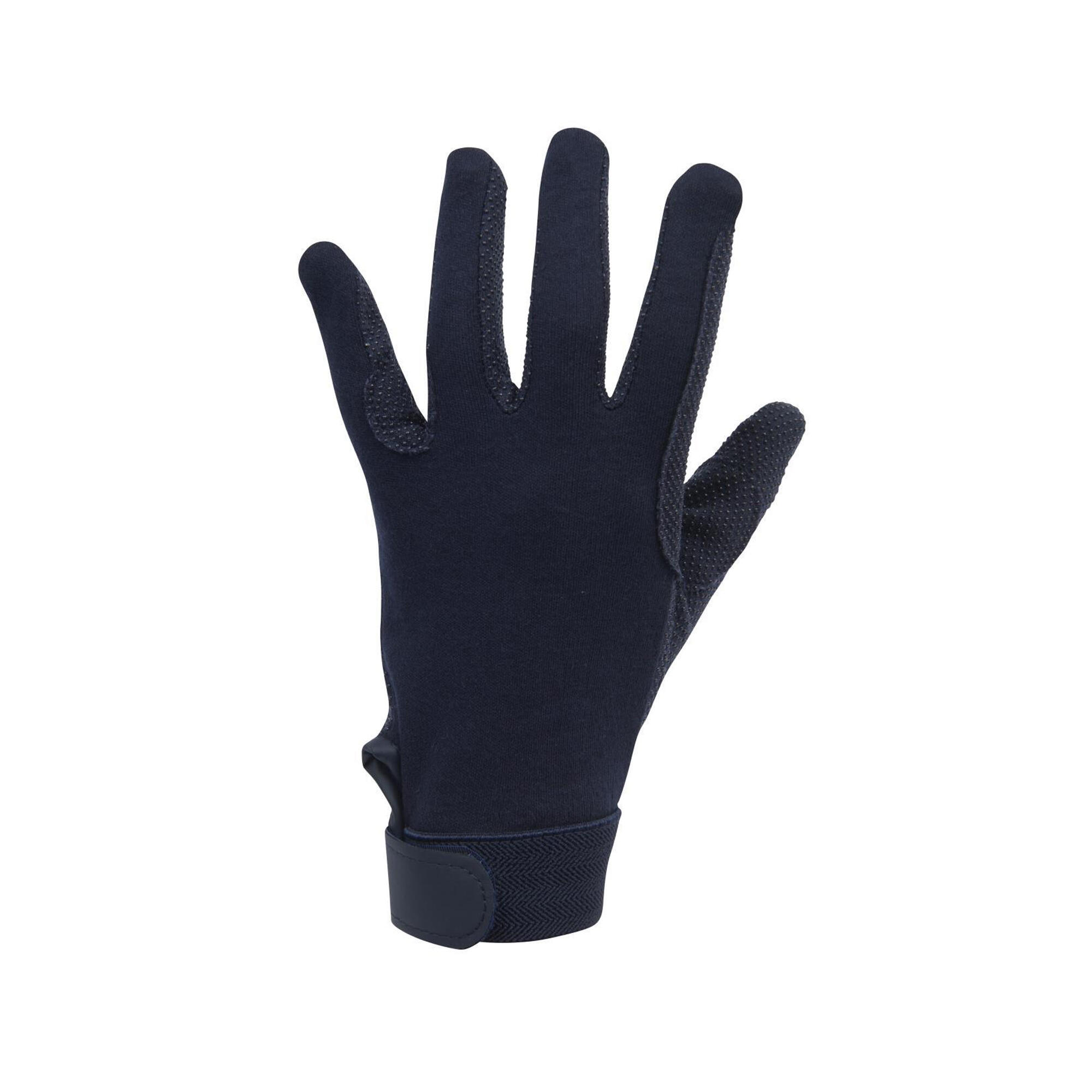 DUBLIN Adults Track Riding Gloves (Navy)