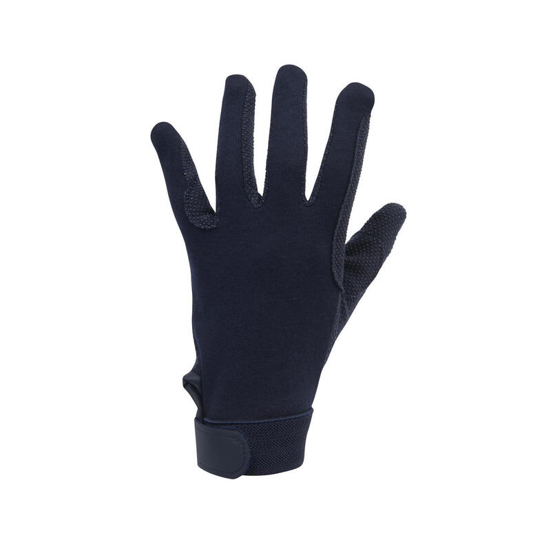 Gants d´équitation TRACKS Adultes (Bleu marine)