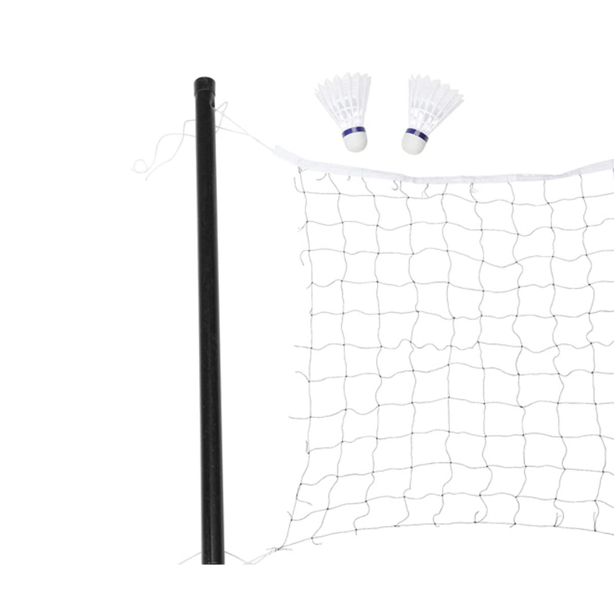 4 Player Badminton Set (Black/White) 3/3