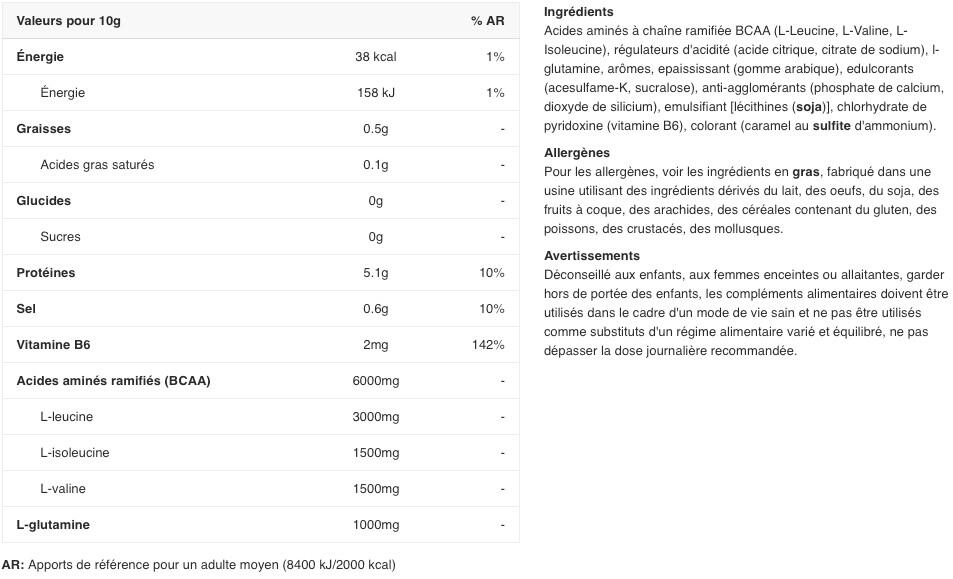 BCAA en poudre - BCAA Xplode Powder - Thé Glacé à la Pêche 2/3