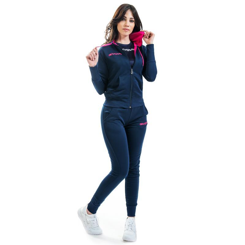 Trening dama, Relax Givova Lady, Bleumarin/Fuchsia, XXS