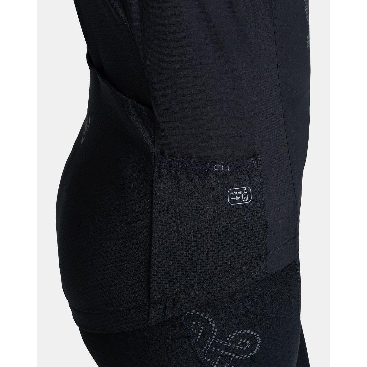 Chaleco cortavientos ciclismo FLOW-W mujer KILPI Negro 4/6