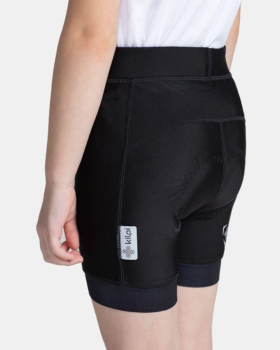 Culotte corto PRESSURE-J ciclismo niños Kilpi negro 3/6
