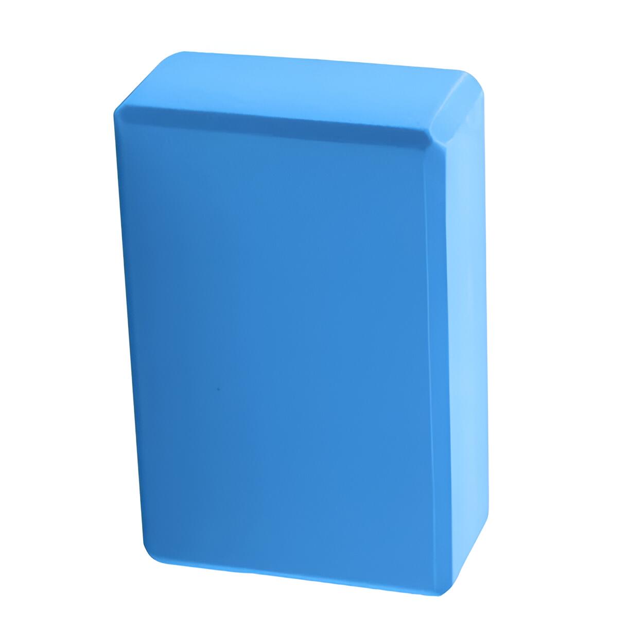 Ladrillo Bloque de Yoga Azul de Espuma EVA Fitness 3/3