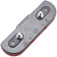 Trelock LS 615 Duo Flat Signal luce posteriore nera 50 mm. 3/6