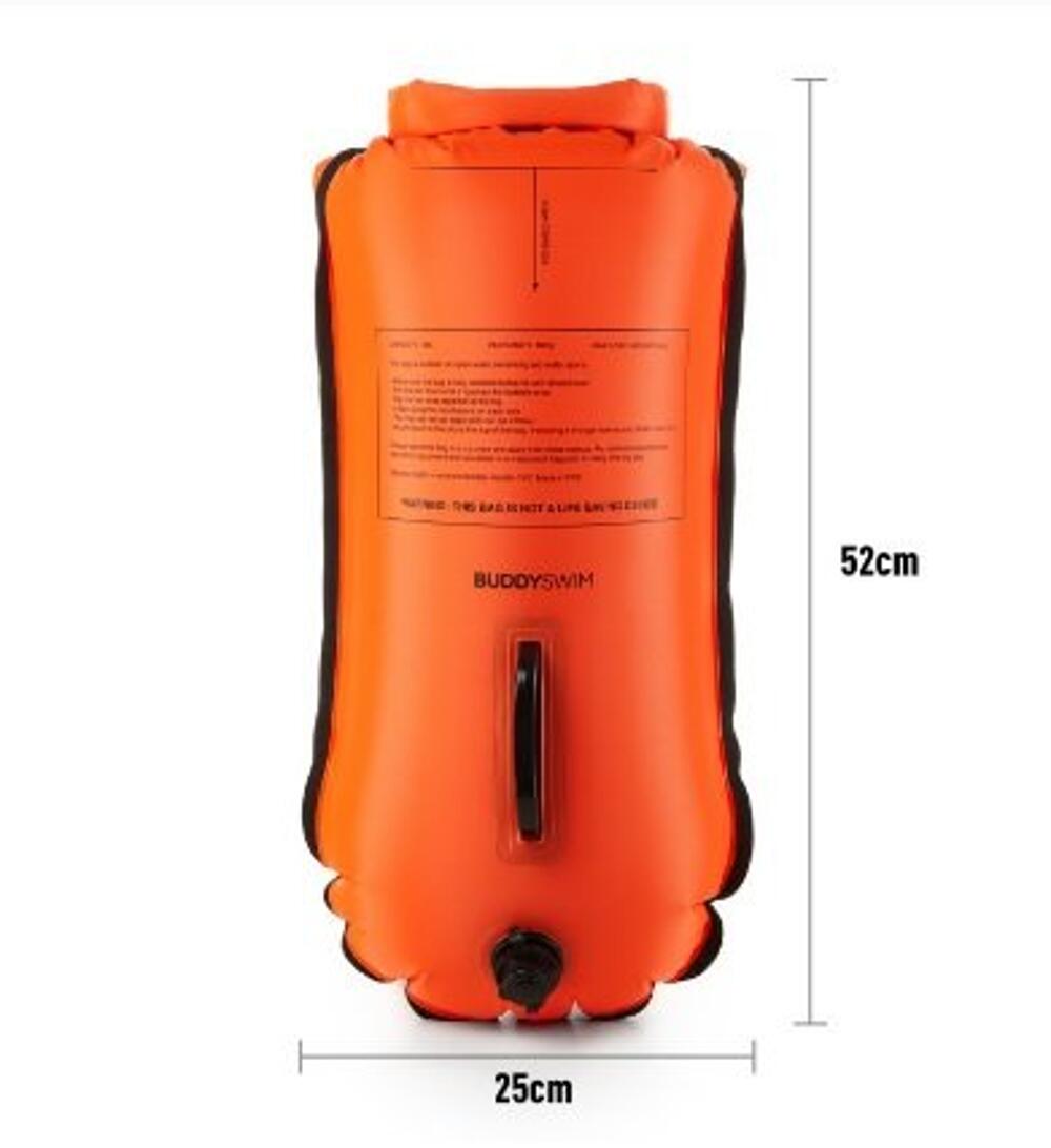 Bóia de segurança de águas abertas CSW 28L Triatlo Laranja BUDDY SPORT 2/3