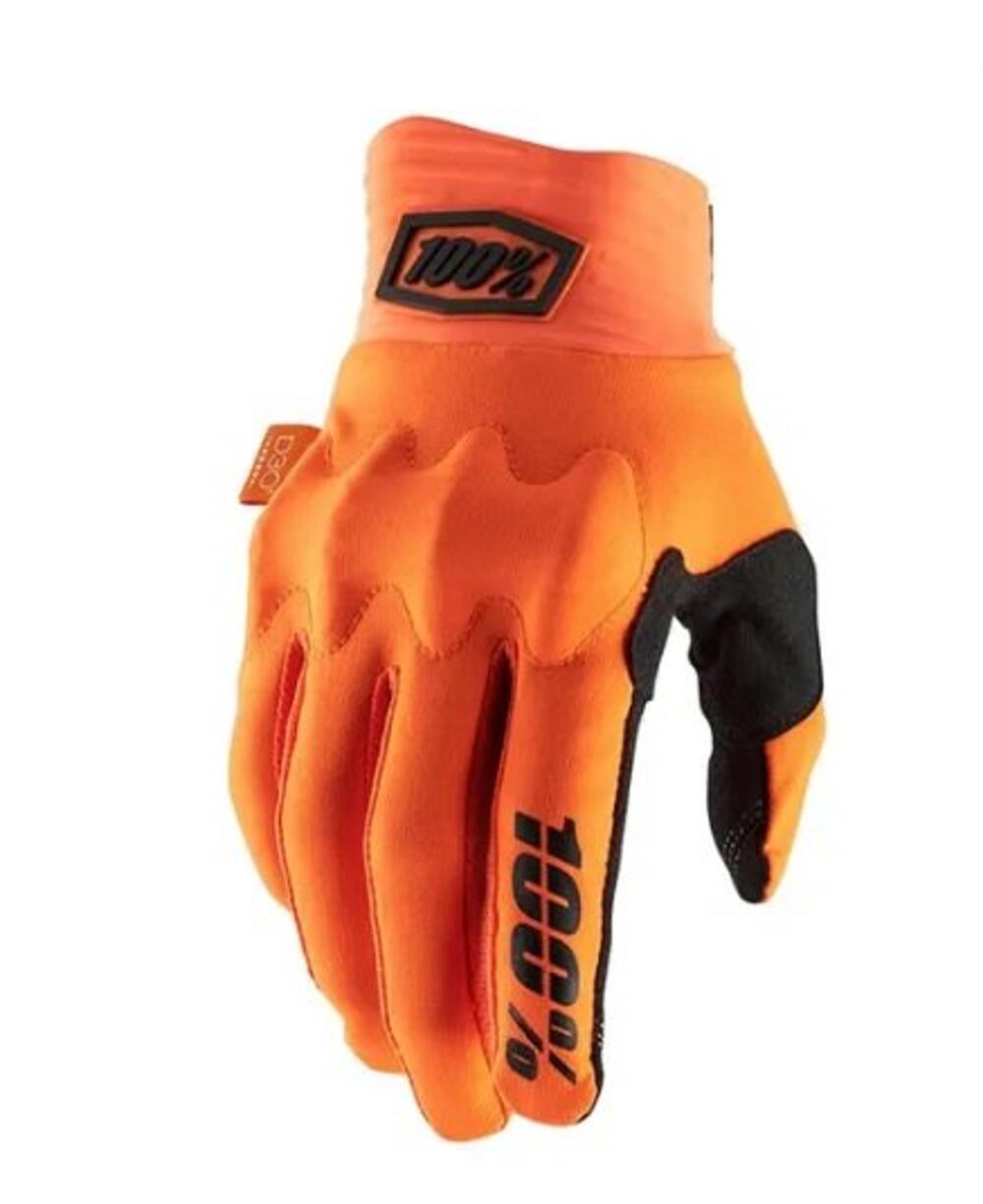 100% Guantes largos Cognito naranja fluor 100% Cycling