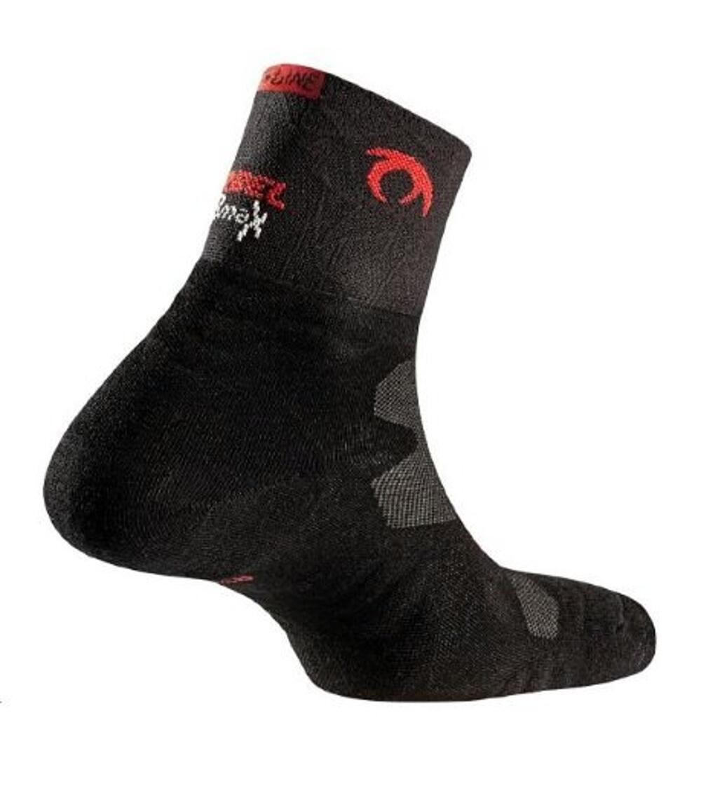 Meias Pro-Linha de Pedra ciclismo Vermelho LURBEL 2/3