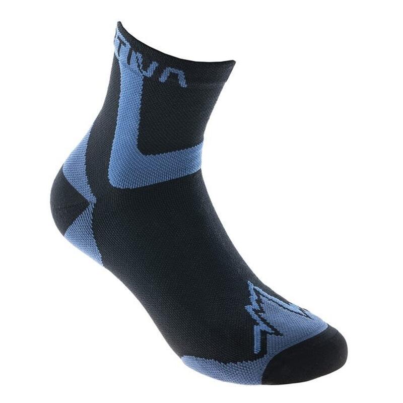 Meias Ultra Running Sock - Netuno Preto corrida Unisex Azul LA SPORTIVA