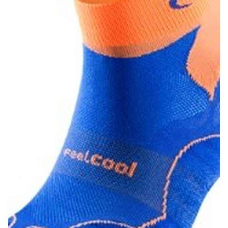 Meias de Tiwar azul real/laranja corrida Unisex Azul LURBEL