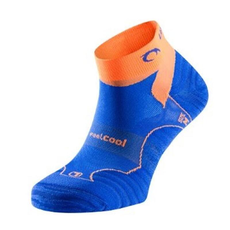 Meias de Tiwar azul real/laranja corrida Unisex Azul LURBEL