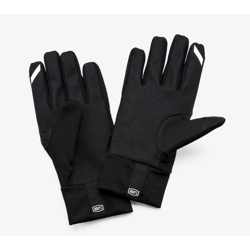 Luvas Hidromáticas Impermeáveis (pretas) ciclismo Preto 100% Cycling