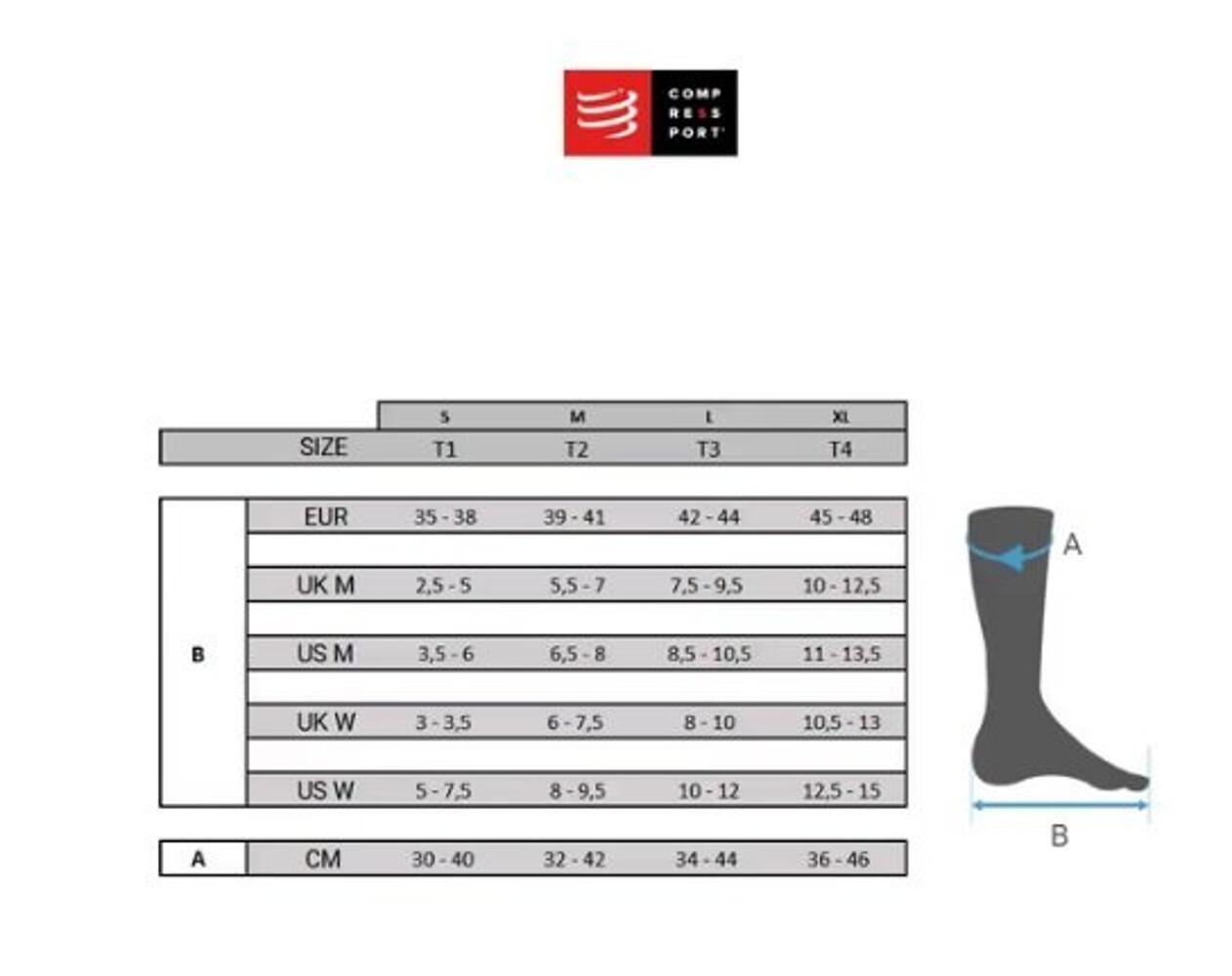 Meias de Corrida curtas PRO Racing V3.0 Compressport 2/3