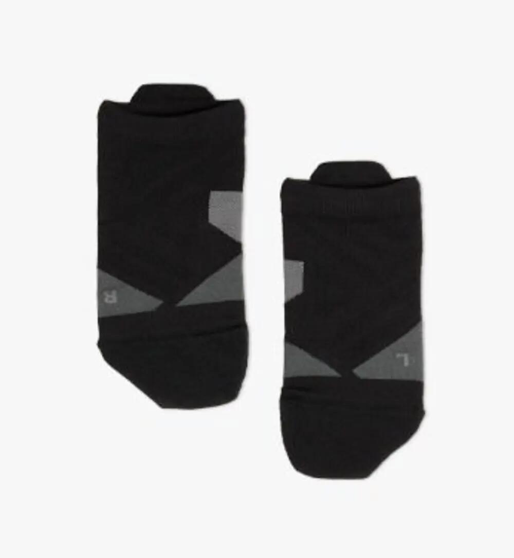 Calcetines On Low Sock Black/shadow Hombre running Gris On Running 2/3
