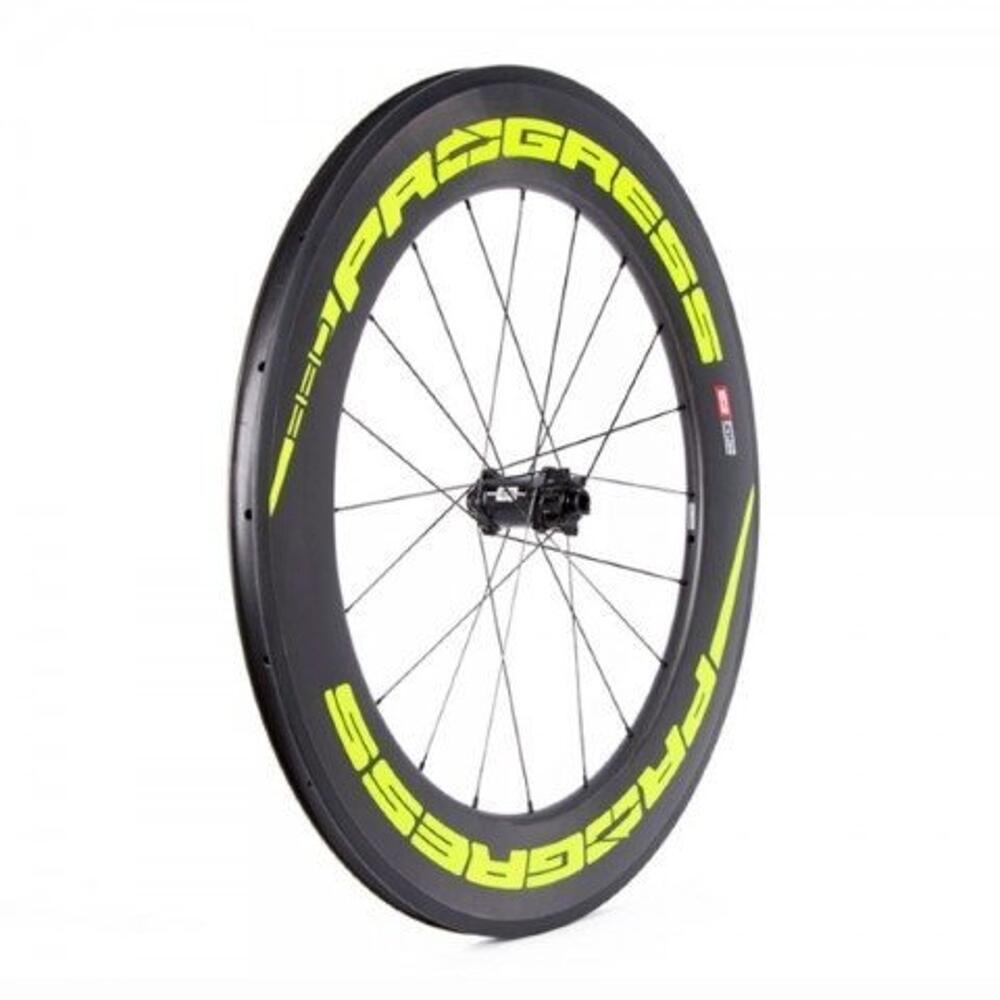 PROGRESS Roda dianteira Pneu espacial ciclismo Amarelo Progress