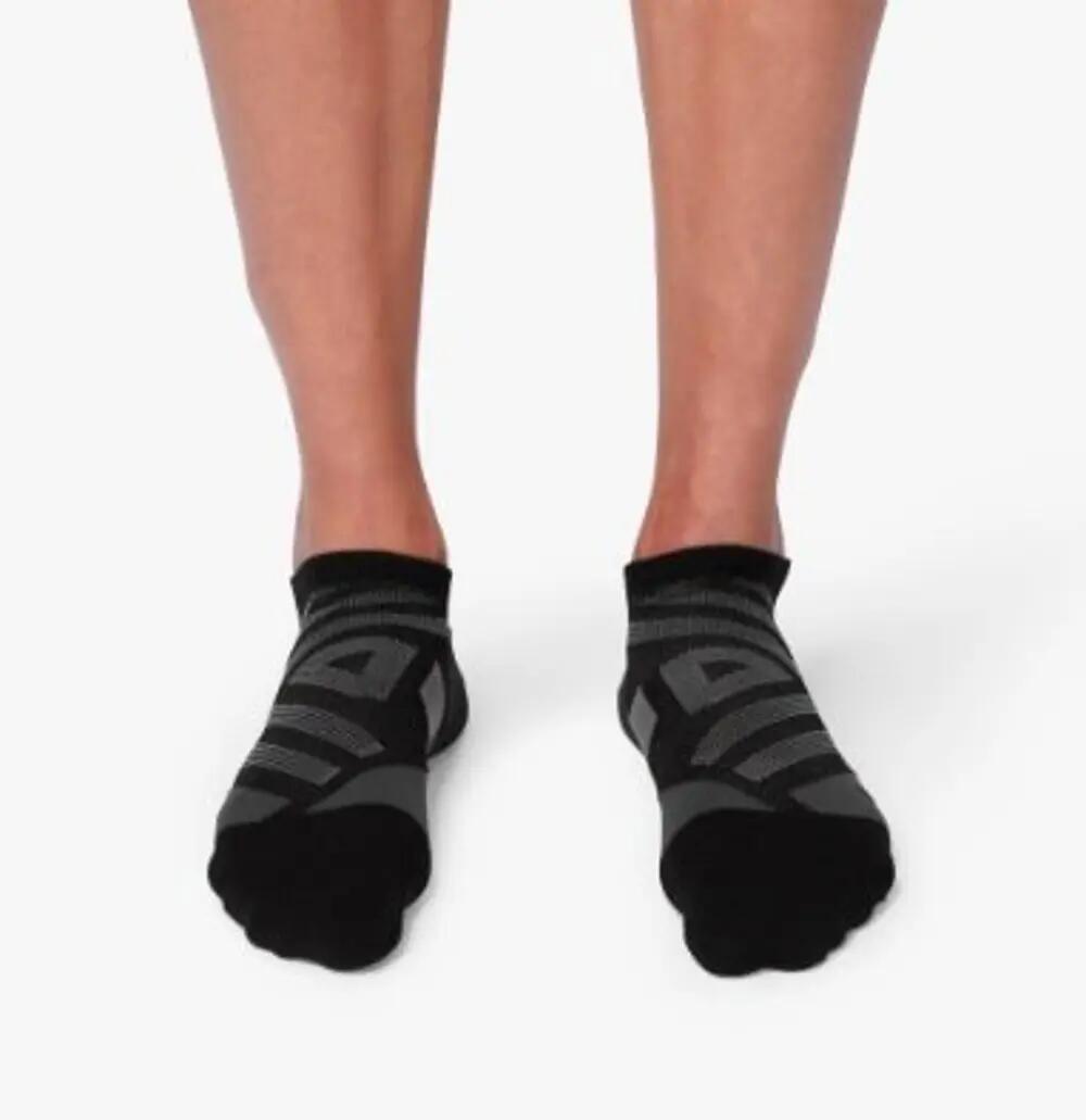Calcetines On Low Sock Black/shadow Hombre running Gris On Running 3/3