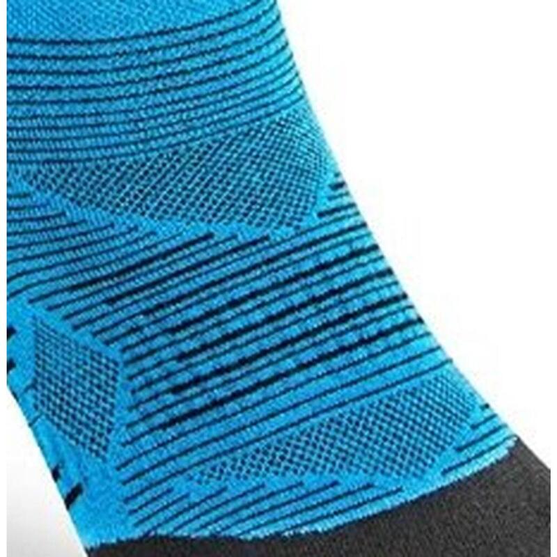 Meias Run Lightweight Mini-Crew Coolmax azul corrida Azul Injinji