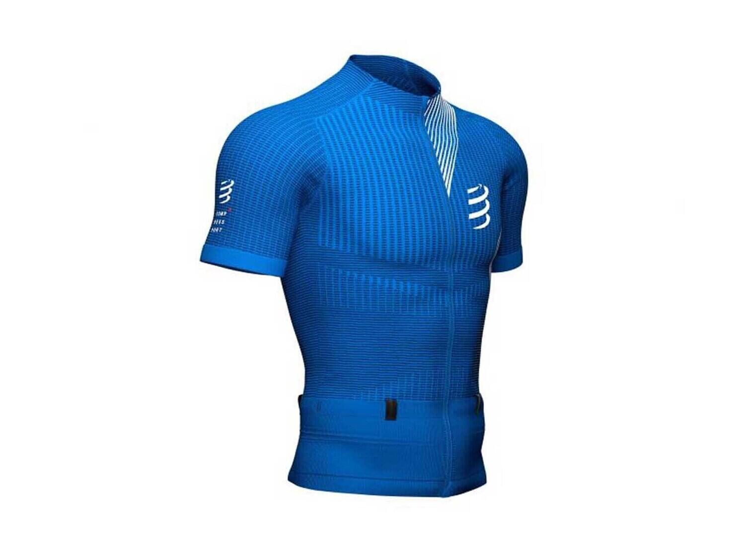 COMPRESSPORT Maglietta posturale da trail Top lolite blu
