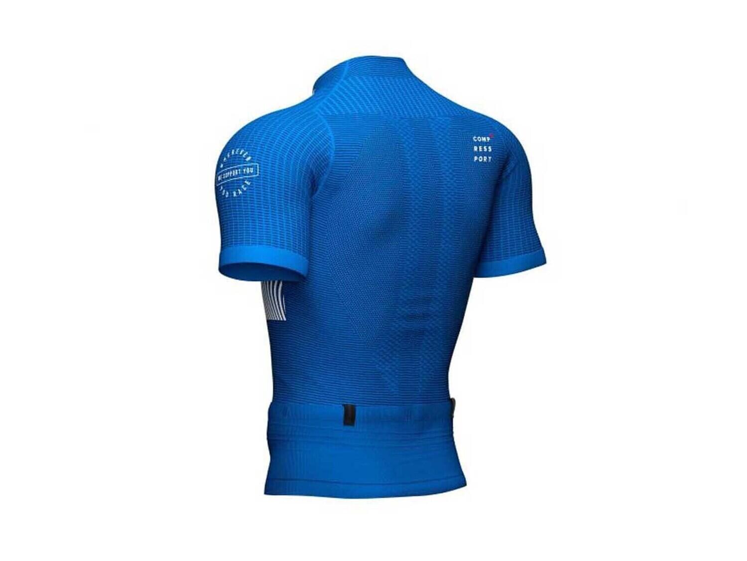 T-shirt Trail Postural Top bleu lolite slim en polyester, respirant 2/5