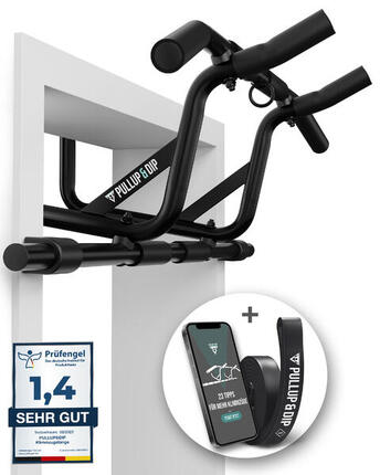 Klimmzugstange Tür zum Einhängen im Türrahmen inkl. Klimmzug Band