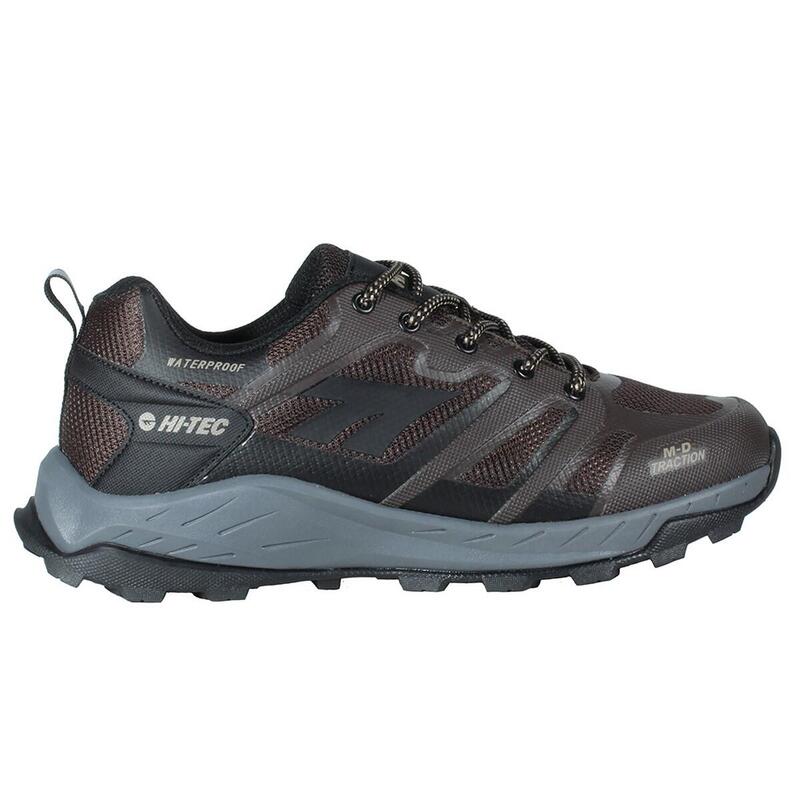 Zapatilla de Senderismo para Hombre Hi-Tec TOUBKAL LOW Chocolate Impermeable