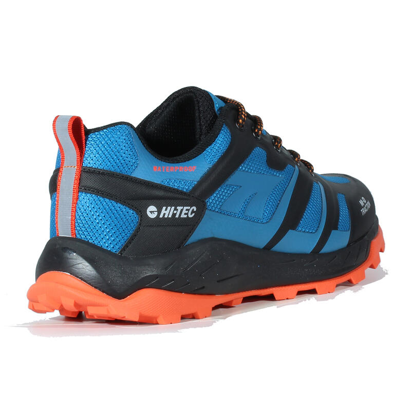 Zapatilla de Senderismo para Hombre Hi-Tec TOUBKAL LOW Azul_Negro Impermeable